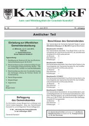 Amtsblatt, Monat Juni 2013 - Kamsdorf