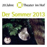 Theater im Hof 20 Jahre - Stadt Kandern