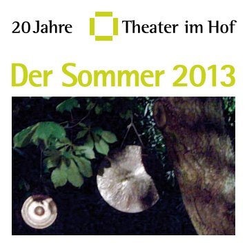 Theater im Hof 20 Jahre - Stadt Kandern