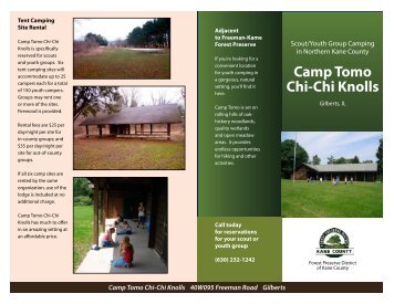 Brochure 1 - Forest Preserve District of Kane County