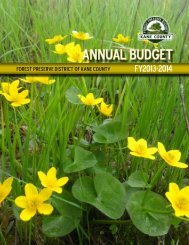 Annual Budget - Forest Preserve District of Kane County