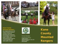 Kane County Mounted Rangers - Forest Preserve District of Kane ...