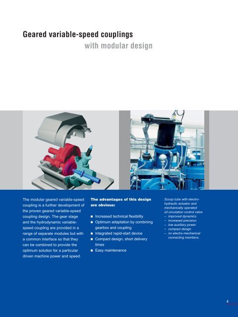 Geared Variable Speed Couplings