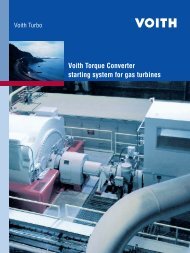 Voith Torque Converter starting system for gas turbines