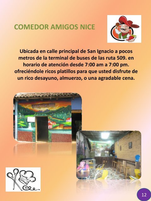 Catalogo turístico del municipio de San Ignacio