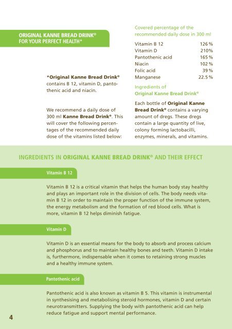 Interesting facts about ORIGINAL KANNE BREAD ... - Kanne Brottrunk