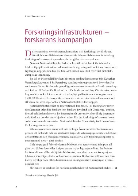 Kansalliskirjasto-lehti 4/2011