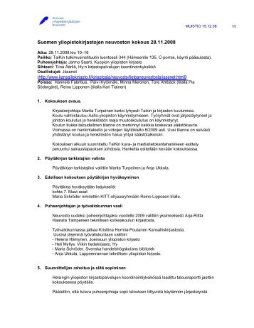 28.11.2008 - Kansalliskirjasto