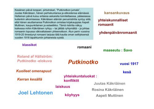 Kaunokirjallisuuden verkkopalvelu - Kansalliskirjasto