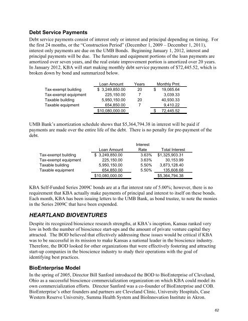 Complete 2012 forensic audit documents - Kansas Bioscience ...