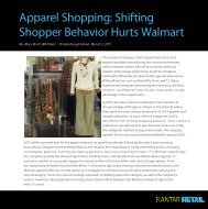 Apparel Shopping: Shifting Shopper Behavior Hurts ... - Kantar Retail