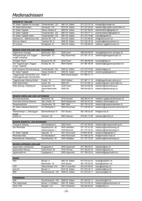 Register 3 - Pfadi Kantonalverband St. Gallen - Appenzell