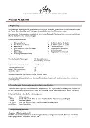 Protokoll AL-Rat 2007 - Pfadi Kantonalverband St. Gallen - Appenzell