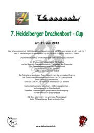 7. HD Drachenboot-Cup 2012