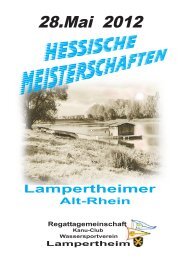 Programm - Kanu-Club Lampertheim