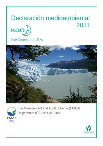 Declaración medioambiental 2011 - Kao Chemicals Europe