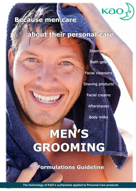 Men's Grooming guideline formulations - Kao Chemicals Europe