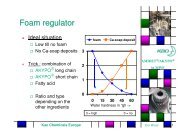 AKYPO as foam regulator Oct. 2009 version - Kao Chemicals Europe