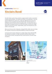 Sinclairs Bondi - Kaplan International Colleges