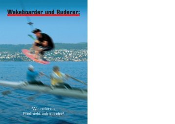 Wakeboarder und Ruderer - Merkblatt (PDF, 3 Seiten ... - Stadt Zürich