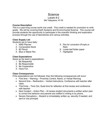 Social Studies - Kapolei Middle School