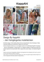 Pressrelease Vintage special 100407.indd - KappAhl