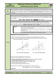 und Messung von pH- Werten - AK Kappenberg