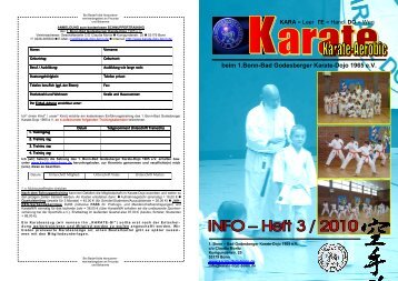 Heft 3 - 2010 als PDF ansehen/downloaden - Karate-Dojo Bonn
