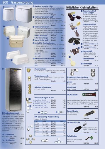 200 Gasversorgung - KARAVAN SERVIS