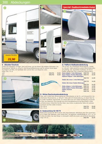 300 Abdeckungen - KARAVAN SERVIS