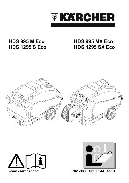 HDS 995 M Eco HDS 995 MX Eco HDS 1295 S Eco HDS 1295 SX Eco