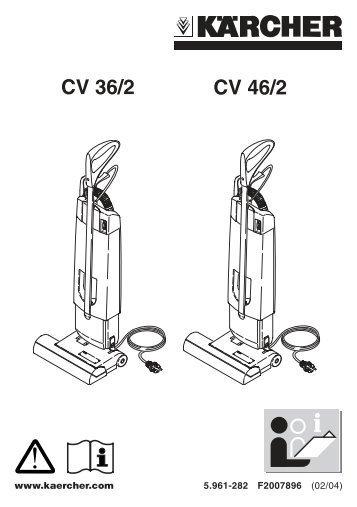 CV 36/2 CV 46/2 - KÃ¤rcher