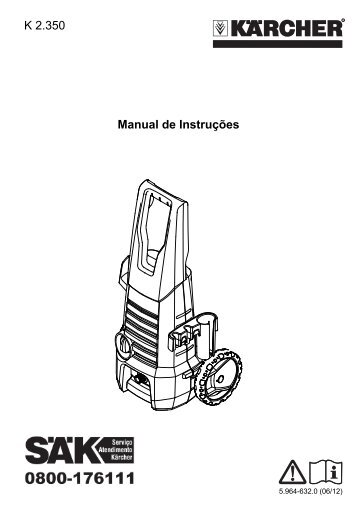 Manual de InstruÃ§Ãµes K 2.350 - KÃ¤rcher