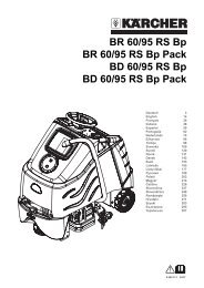 BR 60/95 RS Bp BR 60/95 RS Bp Pack BD 60/95 RS Bp ... - KÃ¤rcher