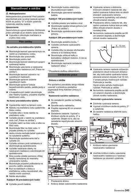 BR 60/95 RS Bp BR 60/95 RS Bp Pack BD 60/95 RS Bp ... - KÃ¤rcher