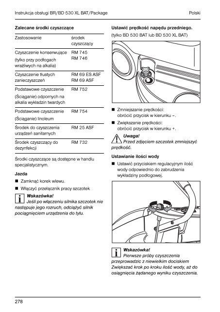 BR/BD 530 BAT BR/BD 530 XL BAT BR/BD 530 BAT ... - KÃ¤rcher