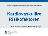 kardiovaskulÃ¤rer Risikofaktor - Klinik fÃ¼r Kardiologie