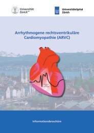 ARVC - Klinik fÃ¼r Kardiologie - UniversitÃ¤tsSpital ZÃ¼rich