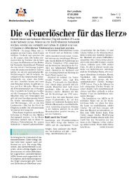 Pressespiegel vom 7. Mai 2008 - Klinik fÃ¼r Kardiologie