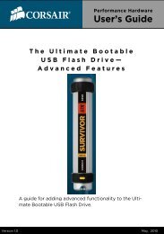 The Ultimate Bootable USB Flash Drive - Advanced Features - Corsair