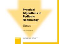 Practical Algorithms in Pediatric Nephrology - Karger