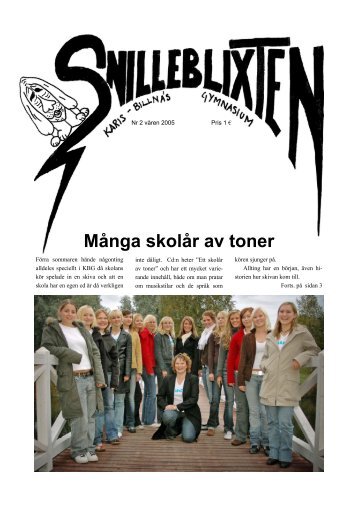Snille vÃ¥r 2005 webb.pdf - Karis-BillnÃ¤s gymnasium