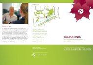 Tagesklinik Cloppenburg - in der Karl-Jaspers-Klinik