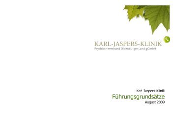 FÃ¼hrungsgrundsÃ¤tze - in der Karl-Jaspers-Klinik