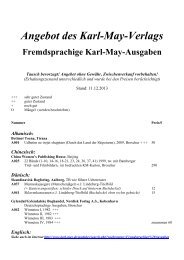 Download - Karl May Verlag Bamberg Radebeul