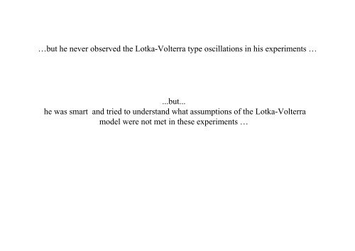 The Lotka-Volterra predator-prey model