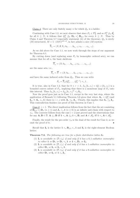 Avoidable structures, II: finite distributive lattices and nicely ...