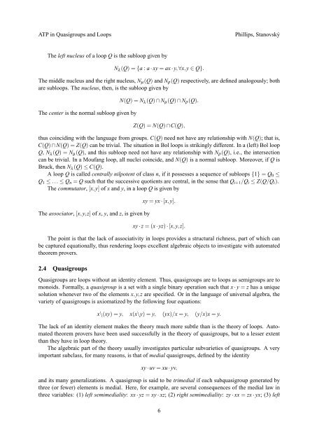 Automated Theorem Proving in Quasigroup and Loop Theory