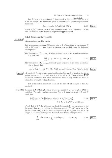 2 DGM for elliptic problems