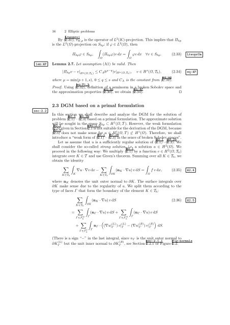2 DGM for elliptic problems